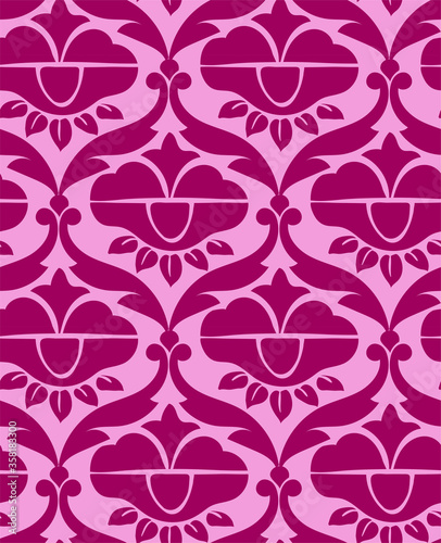 Paisley indian traditional oriental geometric vector seamless pattern