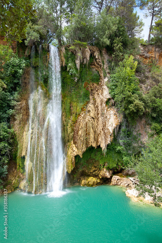 Cascade de Sillans  also written as Sillans la cascade  is one of the most beautiful waterfalls in France