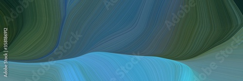 abstract and smooth abstract elegant graphic with dark slate gray, steel blue and very dark blue color. modern waves background design