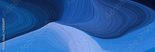 abstract and smooth abstract elegant graphic with teal blue, strong blue and very dark blue color. abstract waves illustration