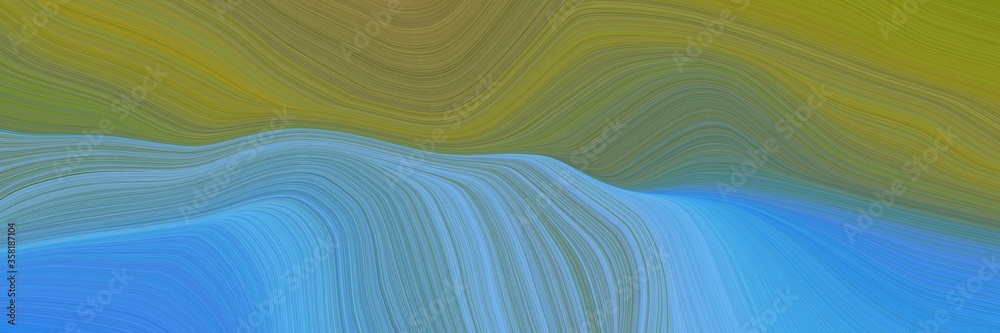 abstract and smooth curvy background design with pastel brown, corn flower blue and olive drab color abstract and smooth curvy background design with pastel brown, corn flower blue and olive drab color
