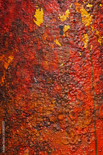 Rusty metallic surface background