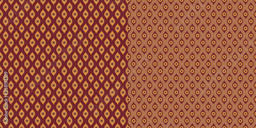 AS_Pattern_set_Seamless_Geometric_Mini_Circles_Print_Coordinated_Brown_Maroon_Background