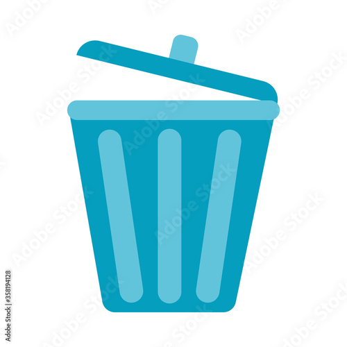 Isolated trash icon vector design