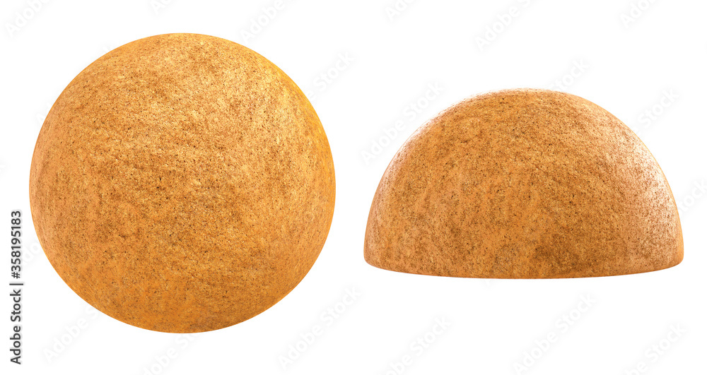 Set of biscuit or cookies, isolated on white background. 3d illustration. clipping path. Set of biscuit or cookies, isolated on white background. 3d illustration. clipping path.