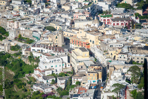 La Piazzetta, Capri famous landmark © Federico