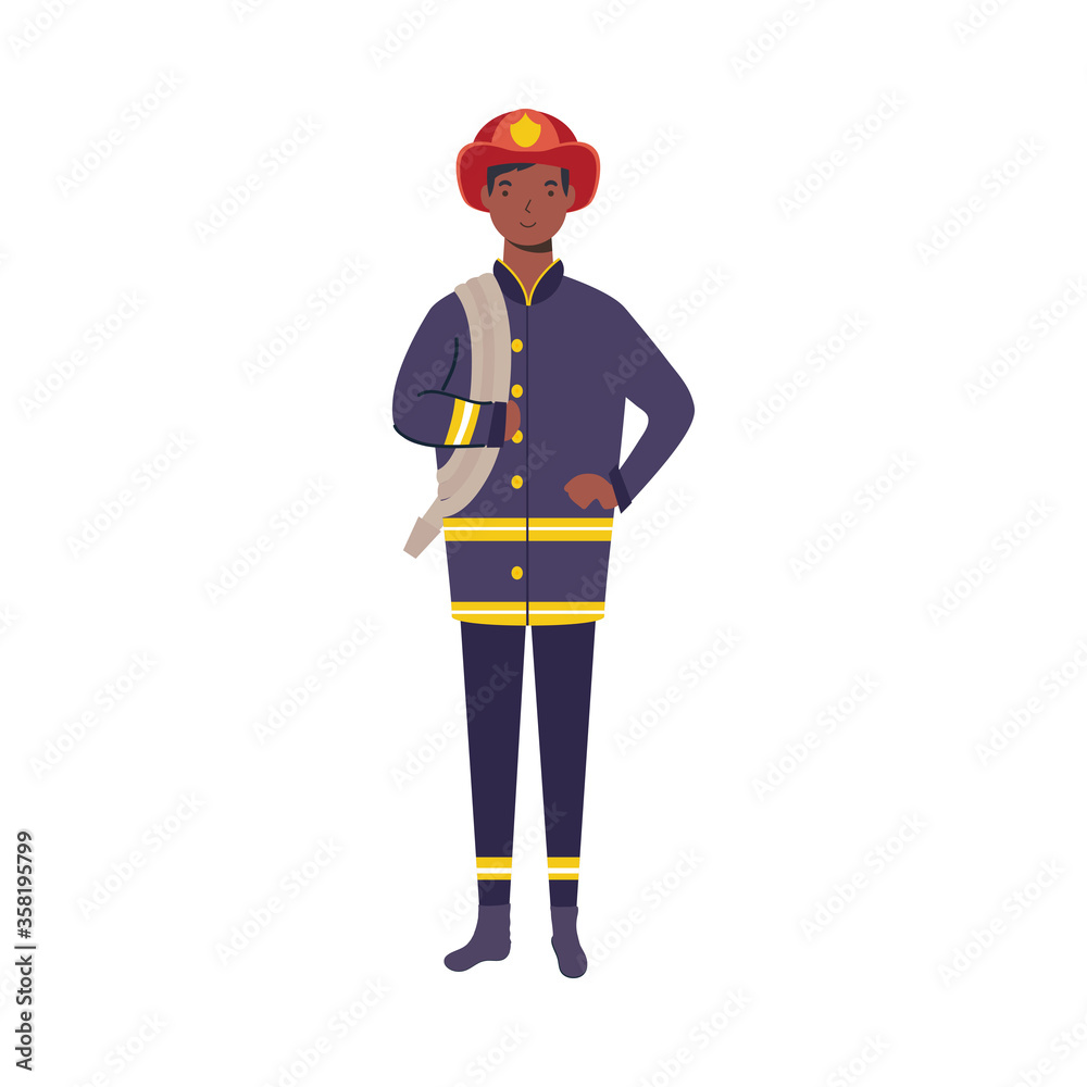 firefighter man worker vector design firefighter man worker vector design