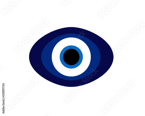 Turkish evil eye symbol - The Nazar Boncuk charm symbol in hand/drawn style - vector evil bead icon illustration Free Download Turkish evil eye symbol - The Nazar Boncuk charm symbol in hand/drawn style - vector evil bead icon illustration - GFXLoad