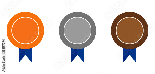 medal icon on white background - medal icon trendy and modern medal symbol for logo, web, app, UI. Ranking, popularity, customer satisfaction, competition concept