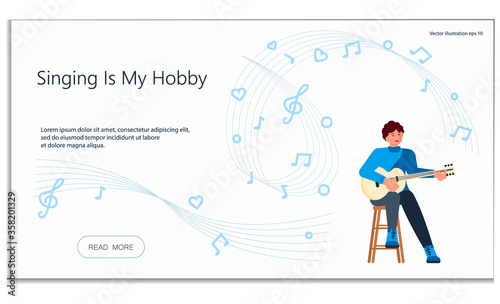 Website for singing hobby