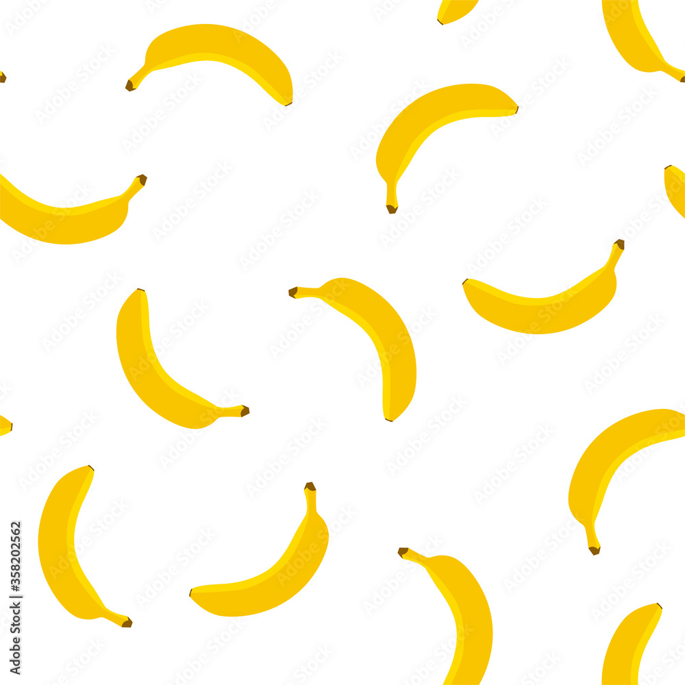 Banana. Seamless Vector Patterns. Banana. Seamless Vector Patterns.
