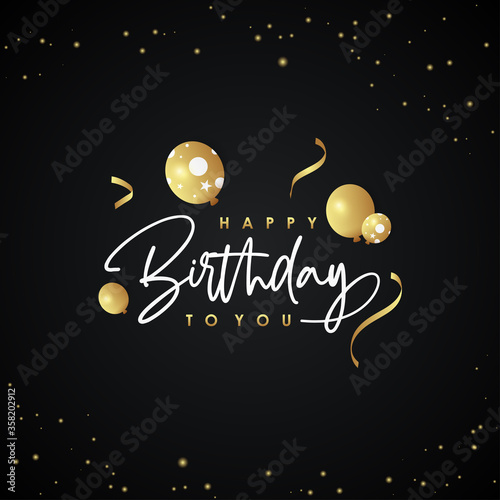 Happy Birthday Day Vector Design Illustration For Celebrate Moment