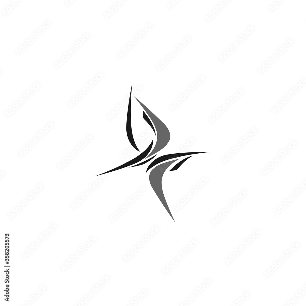 Tattoo tribal vector design. Simple logo. Individual designer isolated element for decorating the body of women men and girls arm leg and other body parts. Abstract illustration. Tattoo tribal vector design. Simple logo. Individual designer isolated element for decorating the body of women men and girls arm leg and other body parts. Abstract illustration.