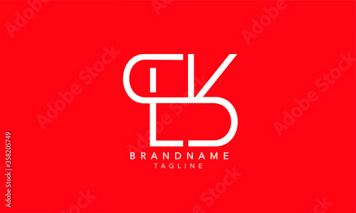 Alphabet letters Initials Monogram logo SLK, SL, LK photo