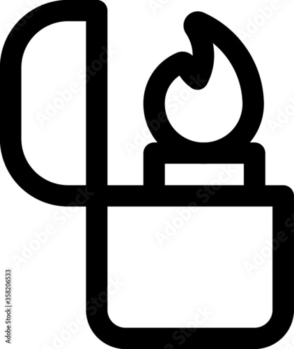 lighter icon vector for web and apps