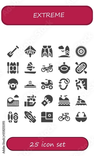 extreme icon set
