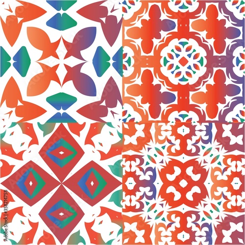 Mexican vintage talavera tiles.