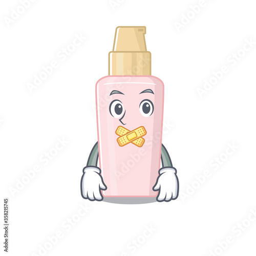 Foundation cartoon character style having strange silent face