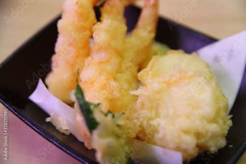 和食の天ぷら盛り合わせ