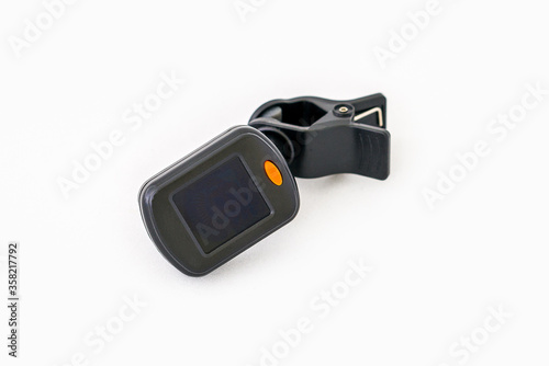 Guitar Tuner, Digital Type, Isolated on White Background