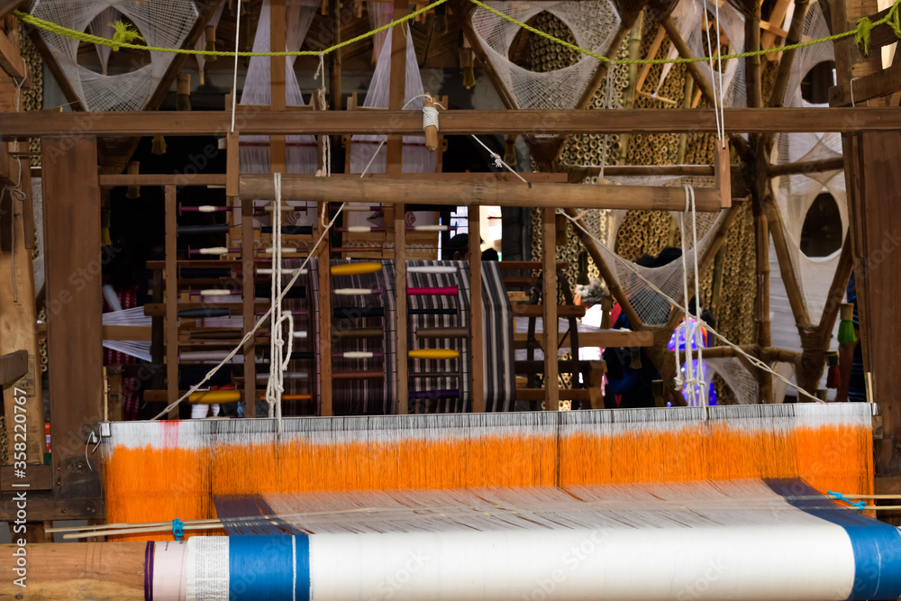 Fototapeta premium Weaving machine
