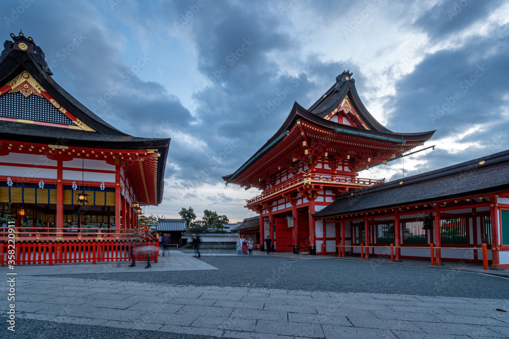 Fototapeta premium Fushimi Inari Shrine. Kyoto, Japan.