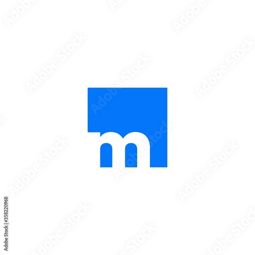 m letter logo vector icon illustration