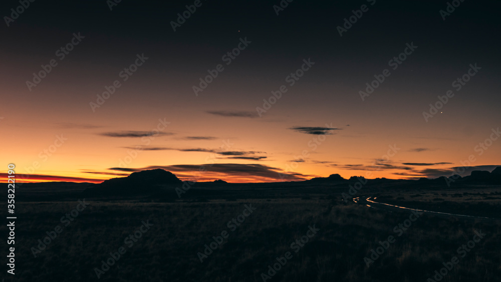 Obraz premium sunrise over the mountains