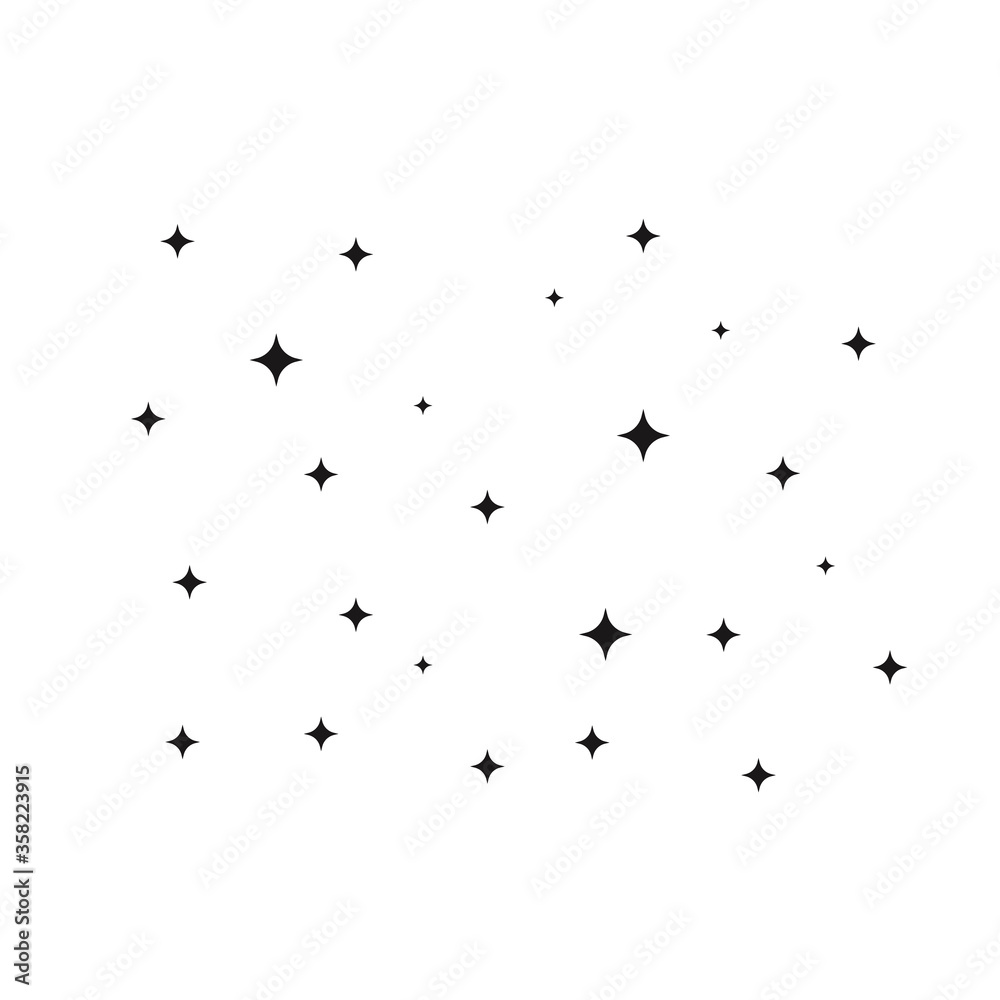 Sparkles Stars Vector Icon Sparkles Stars Vector Icon