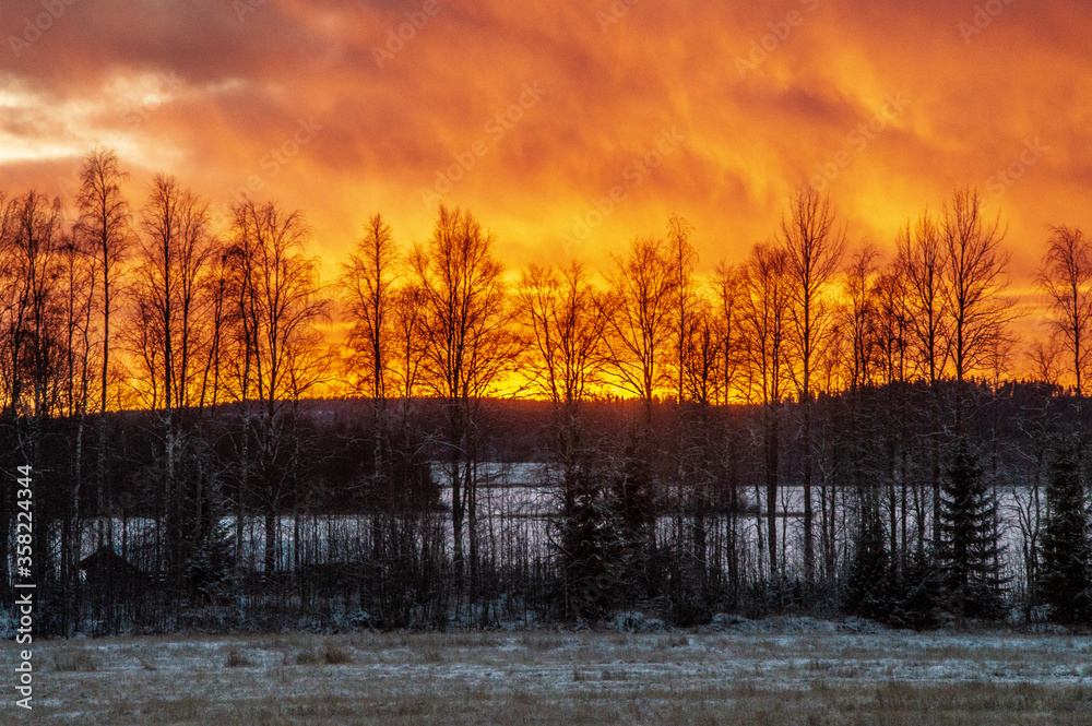Autumn sunset Autumn sunset