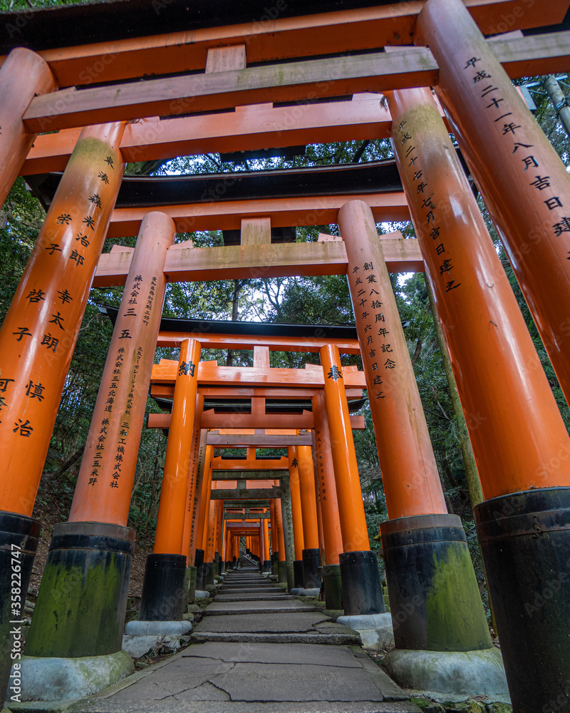 Fushimi Inari Shrine. Kyoto, Japan. Fushimi Inari Shrine. Kyoto, Japan.