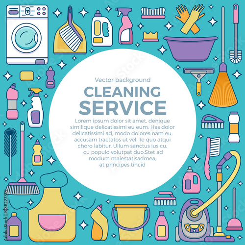 Household cleaning supplies