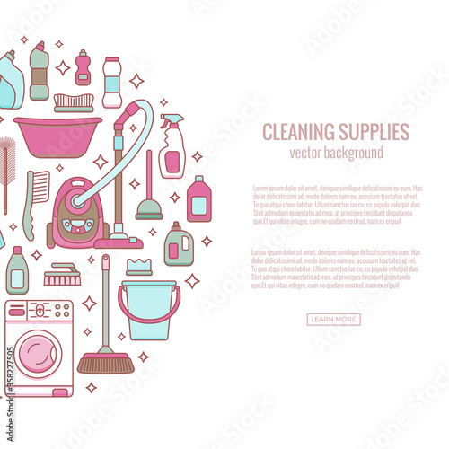 Household cleaning supplies