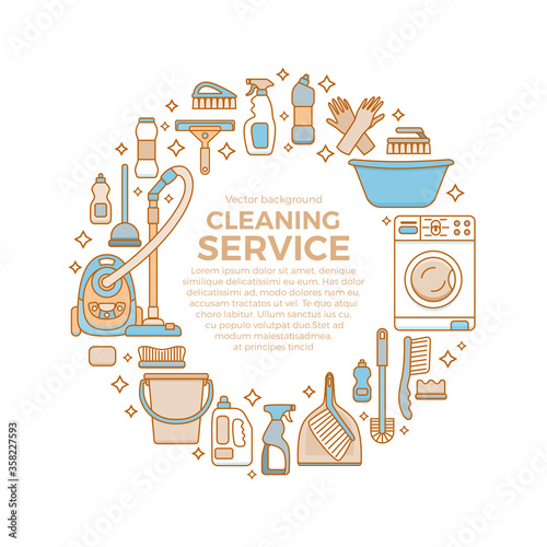 Household cleaning supplies
