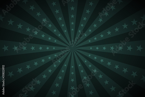 vector dark casino retro poster with stars