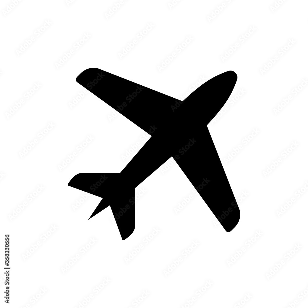 plane - transportation icon vector design template plane - transportation icon vector design template