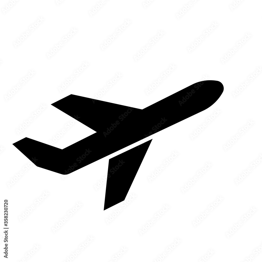 Obraz premium plane - transportation icon vector design template