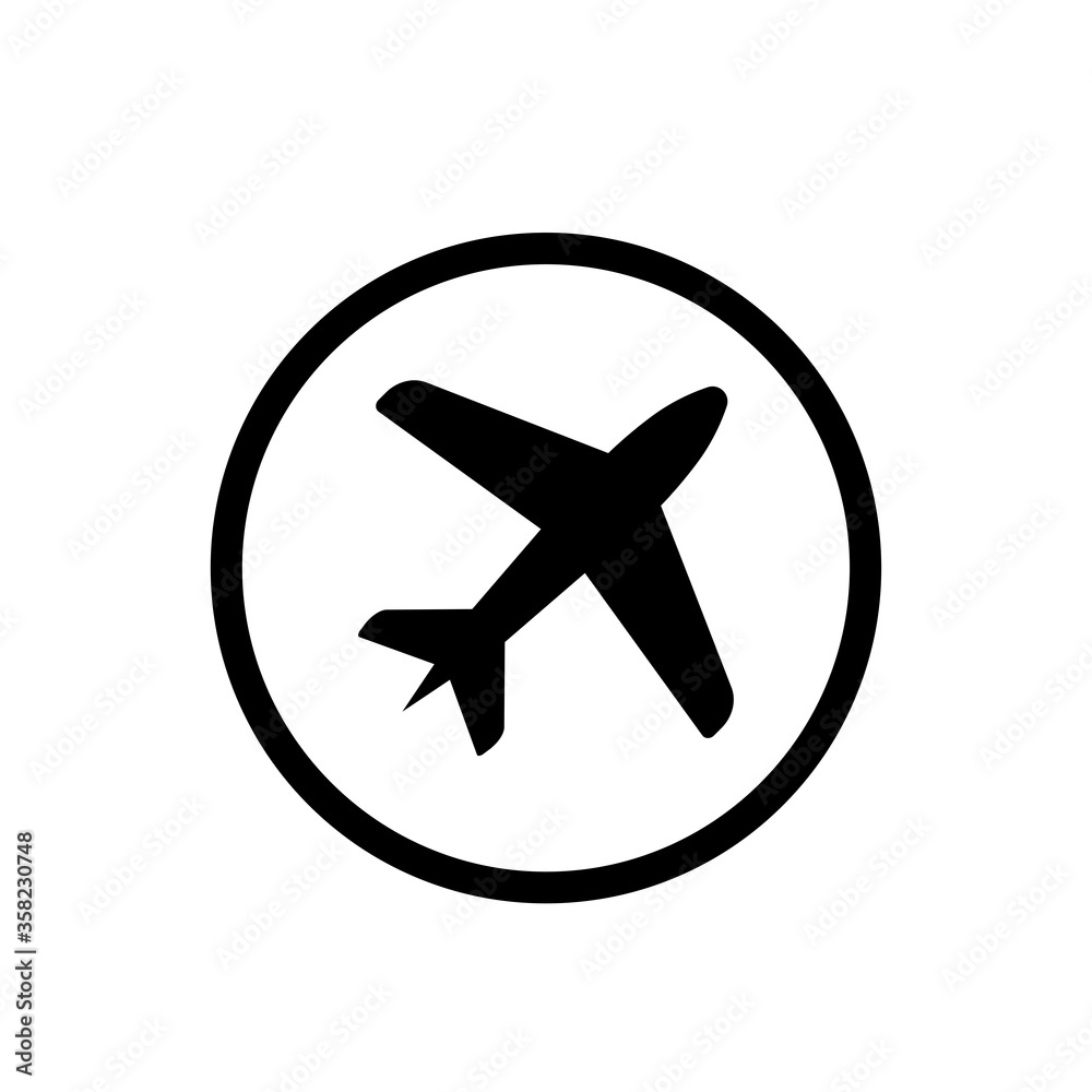 plane - transportation icon vector design template plane - transportation icon vector design template