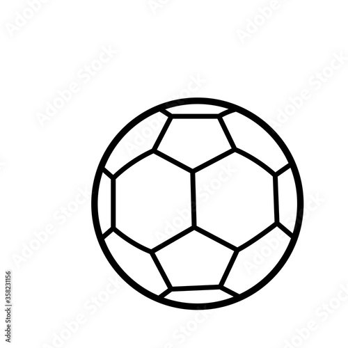 soccer ball - sport icon vector design template