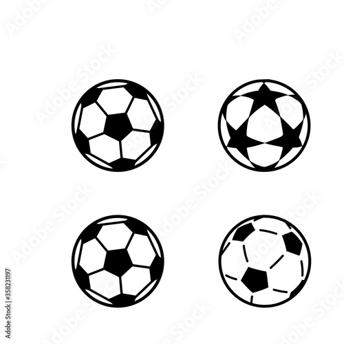 soccer ball - sport icon vector design template