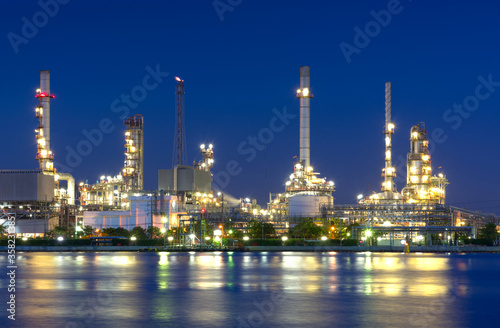 Oil refinery plant from industry zone