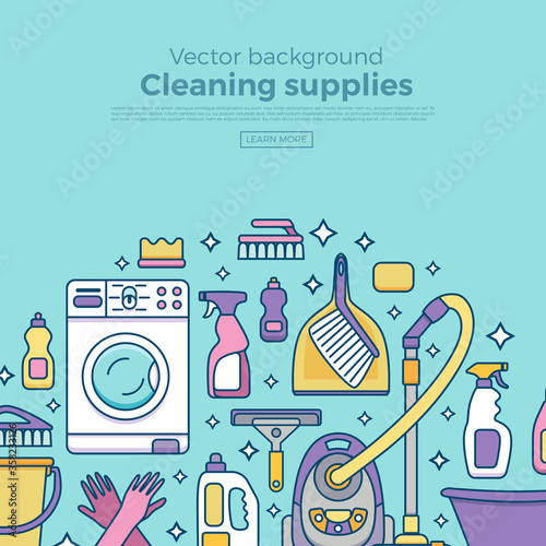 Household cleaning supplies