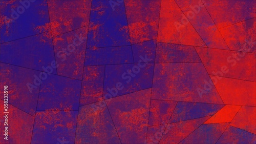 vivid red blue grunge texture abstract background