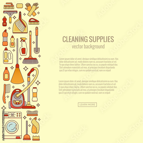 Household cleaning supplies