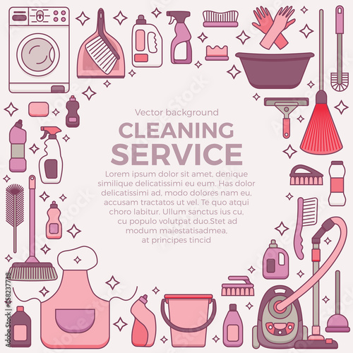 Household cleaning supplies