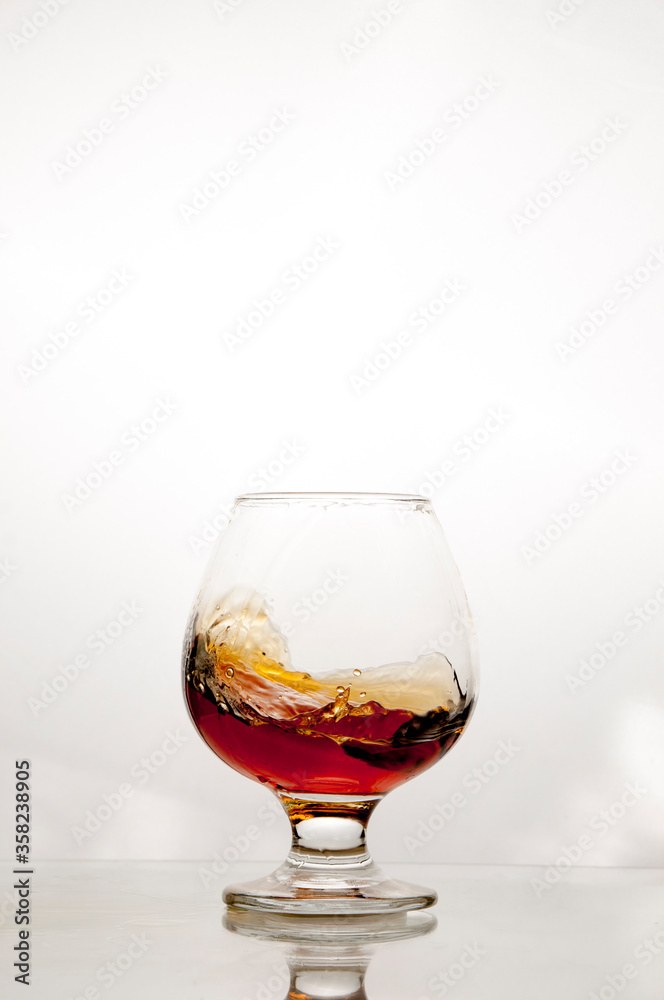 glass of cognac glass of cognac