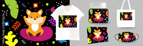 Cute Illustration art  pattern background. can be applied on the watch, totebag. souvenirs, tshirt, stickers, phone cases, pillows, laptop skins, travel mugs, masks, pin buttons and so on