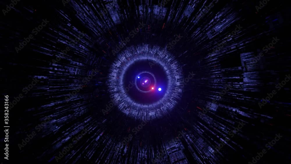 Fast moving motion graphics sci fi of spaceship traveling in dark purple outer space engaged in war with bright neon colorful fiery darts shooting forward Fast moving motion graphics sci fi of spaceship traveling in dark purple outer space engaged in war with bright neon colorful fiery darts shooting forward