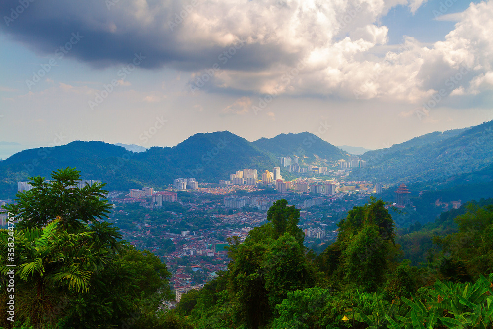 Georgetown viewpoint, Penang island, Malaysia Georgetown viewpoint, Penang island, Malaysia