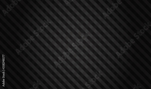 Dark carbon fiber texture. Vector black diagonal background